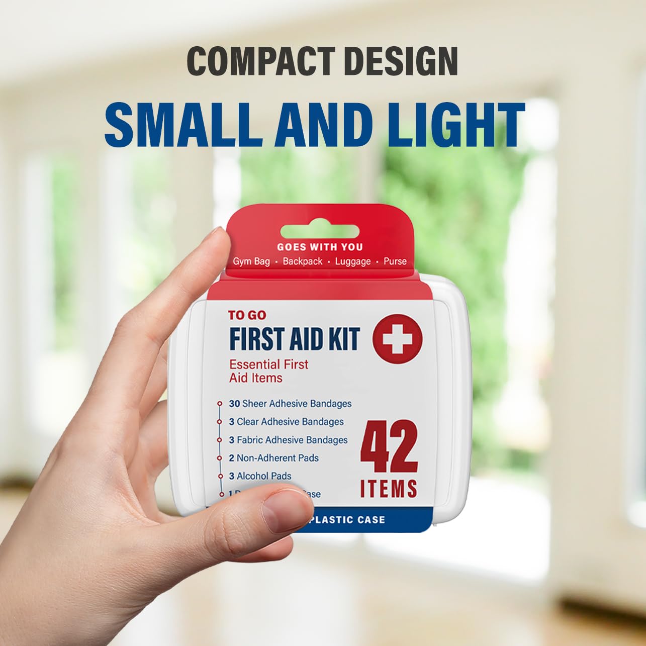 DecorRack 500 Piece First Aid Kit, 12 Individual Boxes of 42 Items Each, First Aid Kit for Car, Home, School, Office, Minor Cuts, Scrapes, Travel, Sports, Field Trips or Camping (500pcs, 12 Pack)